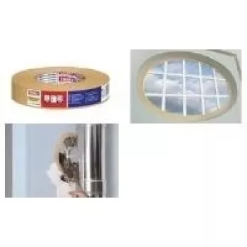 Cinta de carrocero Tesa Maler Krepp 4319 15 mm x 50 m — crepé resistente, flexible