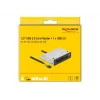 Lector de tarjetas DeLOCK 91708 USB 2.0 interno negro gris CF SD MicroSD