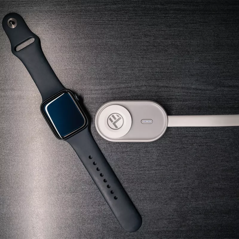 Cargador inalámbrico power bank Tellur TLL151441 1200 mAh para Apple Watch — cargador inalámbrico portátil