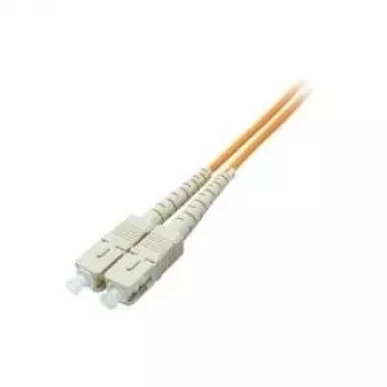 Cable de conexión de fibra óptica Intellinet, OM1, SC/SC, 1m, naranja, dúplex, multimodo, 62,5/125 µm, LSZH, fibra, garantía de por vida