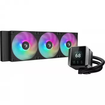 Refrigeración líquida todo en uno para procesador DeepCool MYSTIQUE 360 ARGB 12 cm Negro 1 ud.