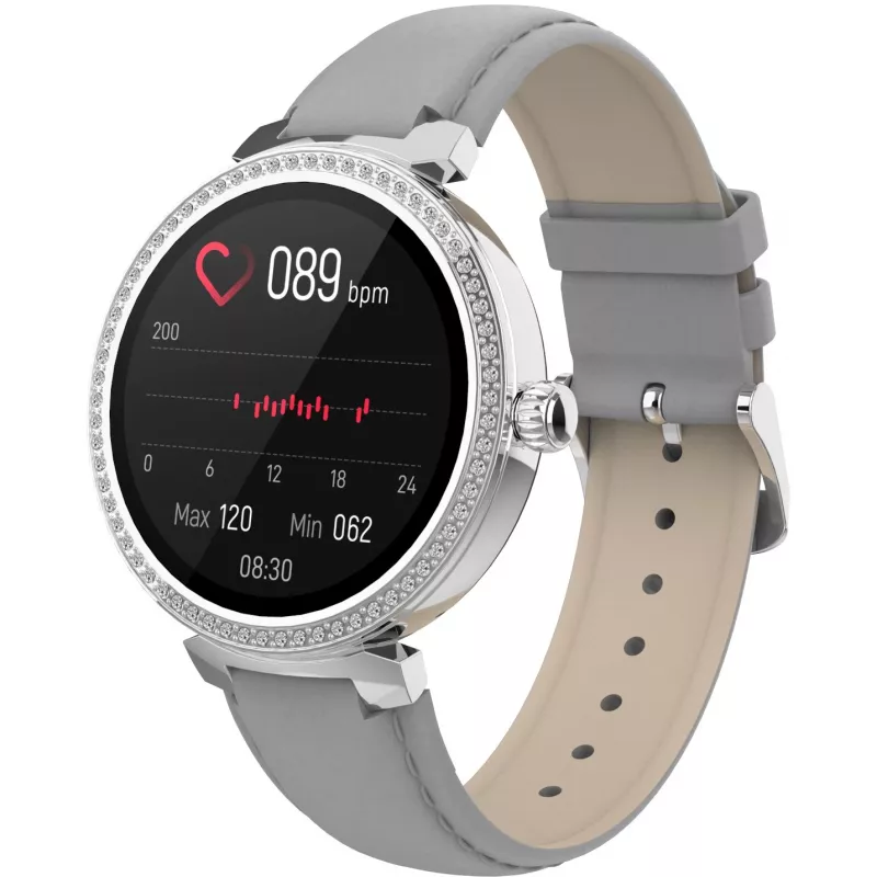 Smartwatch Denver SWC-342GR, IPS de 1,2 pulgadas, gris