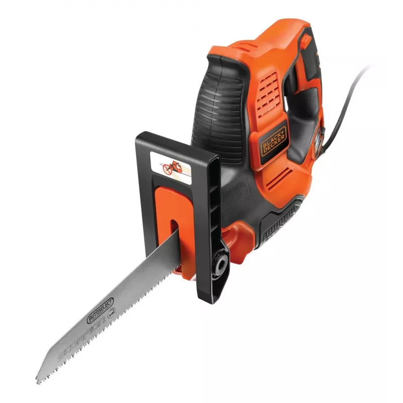Black & Decker RS890K-QS Sierra de sable 2700 spm 500 W negro, naranja