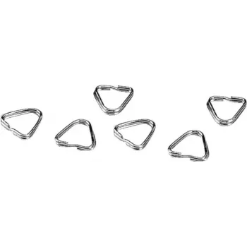 Anillas triangulares para correa de cámara Hama 00027902 — triangulares 12 mm, set de 6