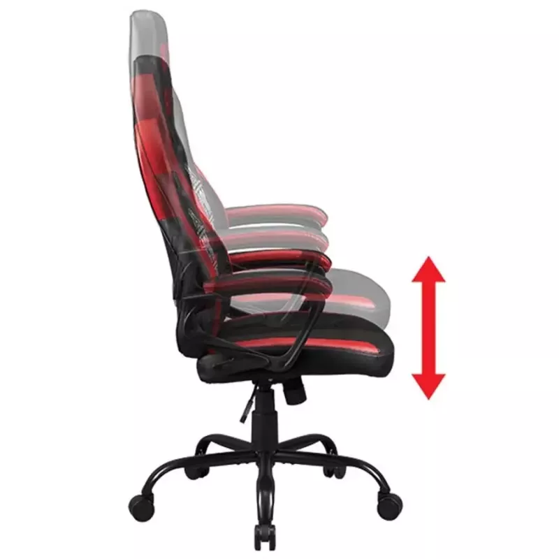 Silla gaming universal Subsonic SA5642-A1 asiento acolchado negro rojo blanco