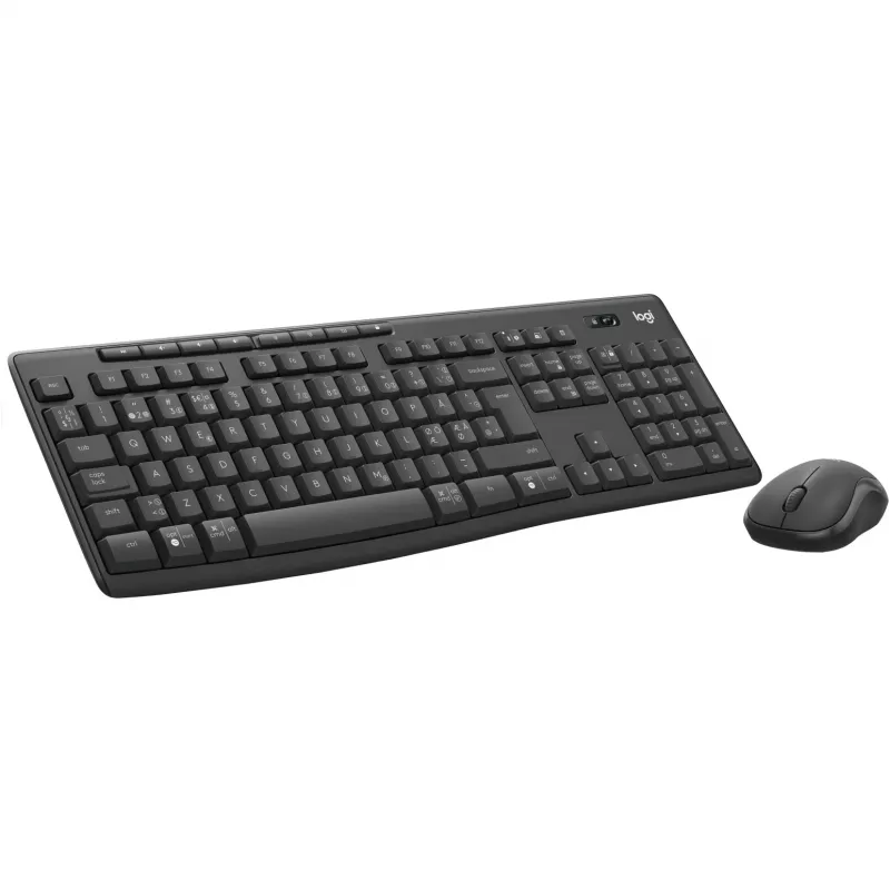 Logitech MK370 Combo for Business teclado y ratón incluidos oficina RF Wireless + Bluetooth QWERTY Nordic Grafito