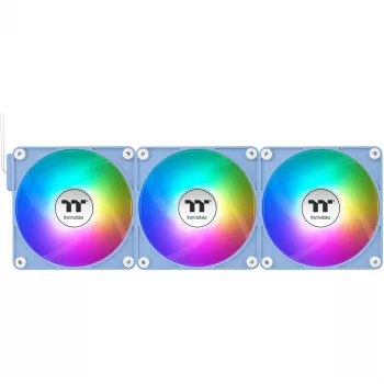 Ventilador de carcasa Thermaltake CT140 EX ARGB 140mm pack de 3 - azul hortensia