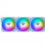 Ventilador de carcasa Thermaltake CT140 EX ARGB 140mm pack de 3 - azul hortensia