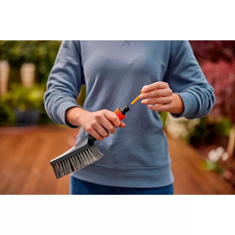 Gardena Cleansystem set de lavado con cepillo de mano S suave, 18860-20