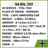 Cobi Blocks Sd.Kfz 222 maqueta COBI-2657 — 502 piezas