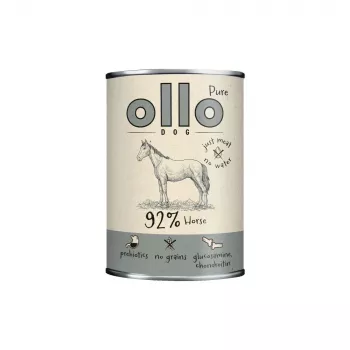 OLLO Pure Horse - pienso húmedo para perros - 400g
