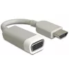 Adaptador de cable de vídeo DeLOCK 65469 VGA D-Sub a HDMI tipo A blanco