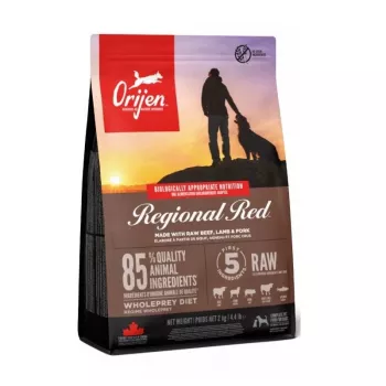 Orijen Regional Red 2 kg Adulto Ternera, Cordero, Cerdo