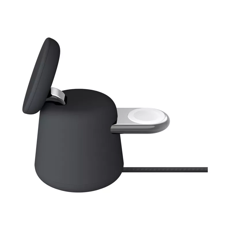 Cargador inalámbrico Belkin WIZ027VFH36 2 en 1 magnético Qi2 15W para iPhone y Apple Watch