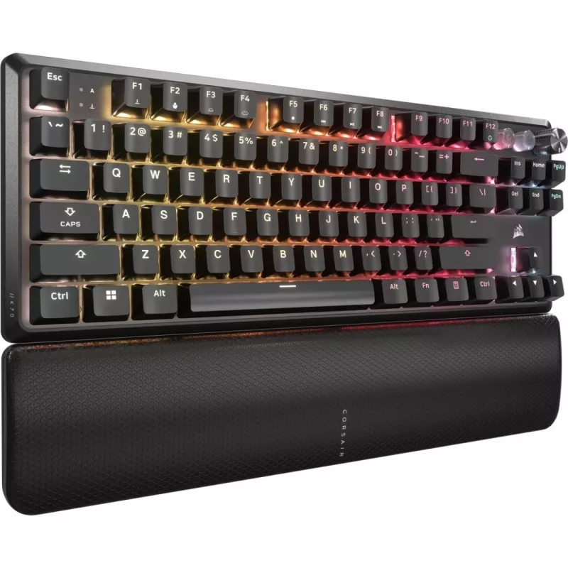 Teclado mecánico tenkeyless CORSAIR K70 PRO TKL — retroiluminado RGB, diseño compacto
