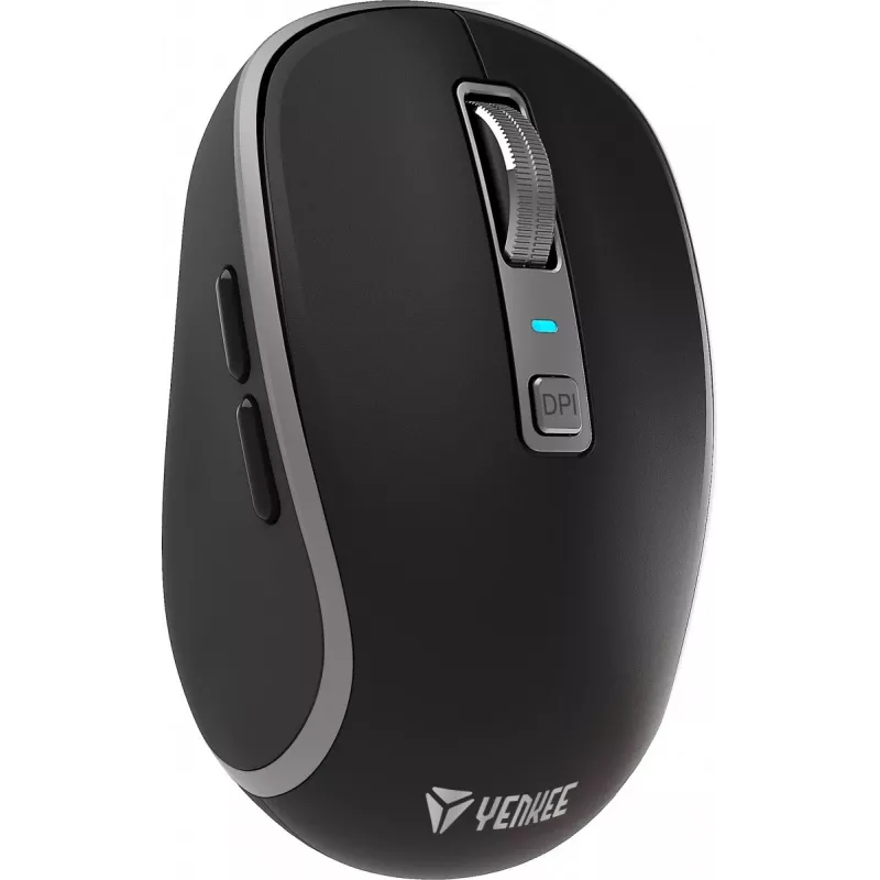 Ratón inalámbrico Dual WiFi+Bluetooth, batería recargable, 5 botones