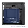 Akyga AK19BK caja para PC micro-torre, Micro-ATX / Mini-ITX, USB-C + USB 3.0 + 2x USB 2.0, sin fuente de alimentación, negro