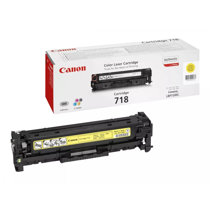 Cartucho de tóner Canon 2659B014 1 ud. original amarillo