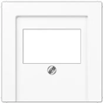 JUNG Tapa A569BFPLTWW para toma TAE - Tapa para toma TAE 6 FNUPO - TAE 6 FNUPO SW