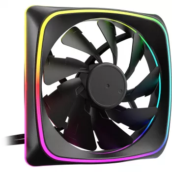 Ventilador de caja SHARKOON SHARK Lights ARGB PWM 120mm - Negro