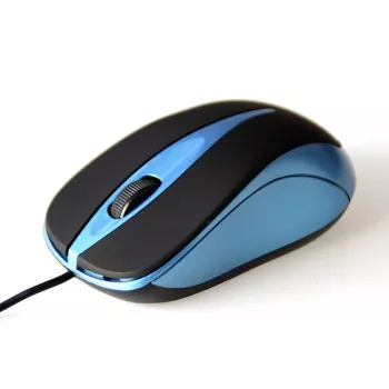 Ratón óptico 800dpi NEGRO-AZUL MT1091