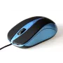 Ratón óptico 800dpi NEGRO-AZUL MT1091