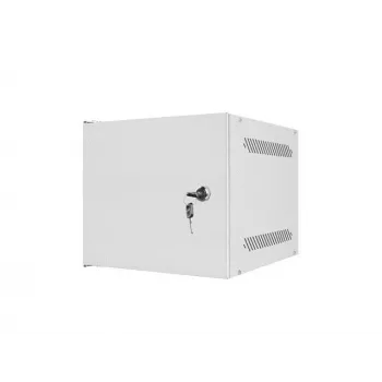 Lanberg WF10-2304-00S armario rack de pared de 10 pulgadas 4U, 280×310×247 mm, puerta metálica, carga 20 kg, IP20, flat pack, gris