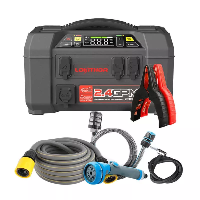 Arrancador de coche Lokithor AW401 2500A, batería externa 20000mAh