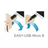 Cable USB DeLOCK 83857 USB 2.0 3 m USB A Micro-USB B Negro