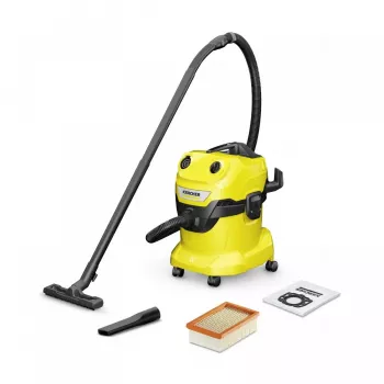 Aspirador húmedo/seco Kärcher WD 4 V-20/5/22 — 20 l, 1000 W, manguera de 2,2 m