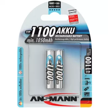 Batería Ansmann 1x2 NiMH 1100 mAh Micro AAA HR03