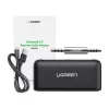 Ugreen CM276 Receptor de audio Bluetooth 5.0 adaptador jack AUX Negro
