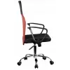 Silla de oficina/ordenador Topeshop KRZESŁO NEMO CZERWON con asiento acolchado y respaldo de malla