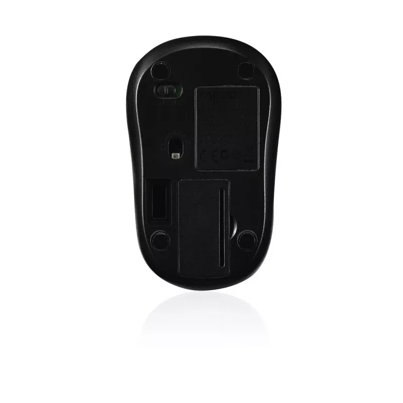 Ratón óptico inalámbrico Rapoo M10 Plus negro