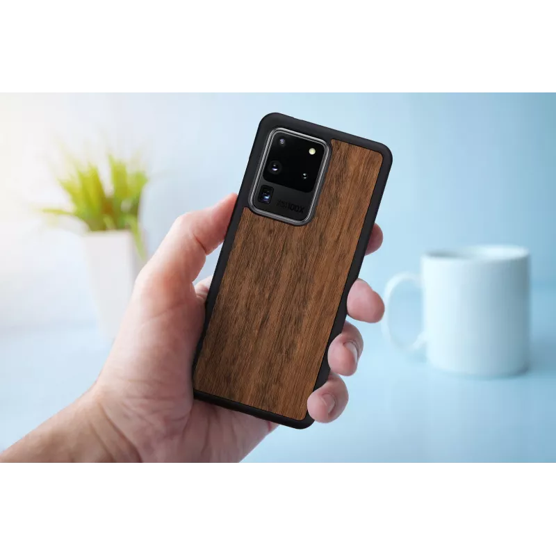 Funda para móvil de Man and Wood para Samsung Galaxy S20 Ultra — negra Koala