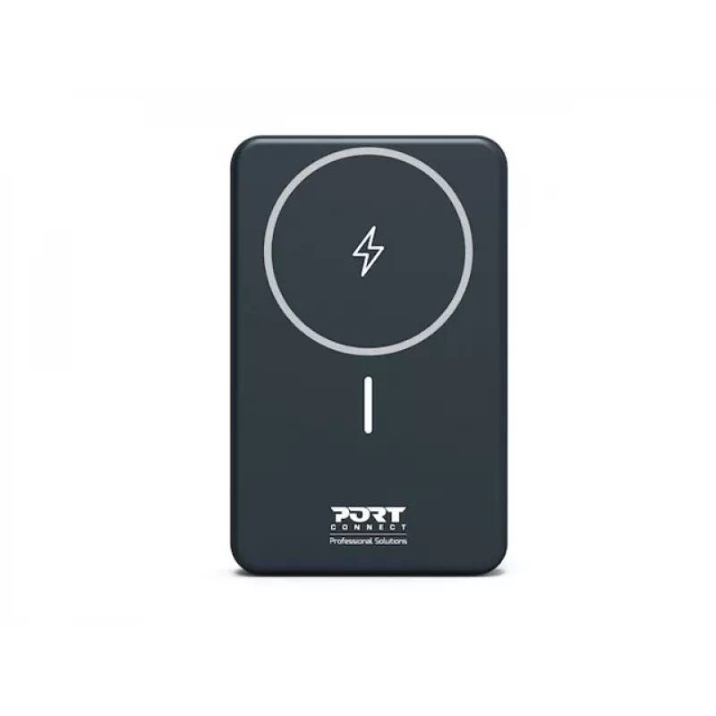 Batería externa Port Designs 907005 10000 mAh carga inalámbrica Negro