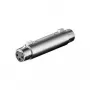 Wentronic XLR 009 Adaptador, XLR de 3 pines hembra a hembra (27459)