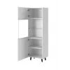Armario de almacenamiento cama meble PAFOS 60×40×182 cm blanco mate de suelo