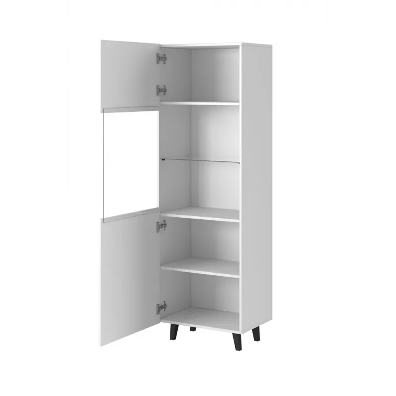 Armario de almacenamiento cama meble PAFOS 60×40×182 cm blanco mate de suelo
