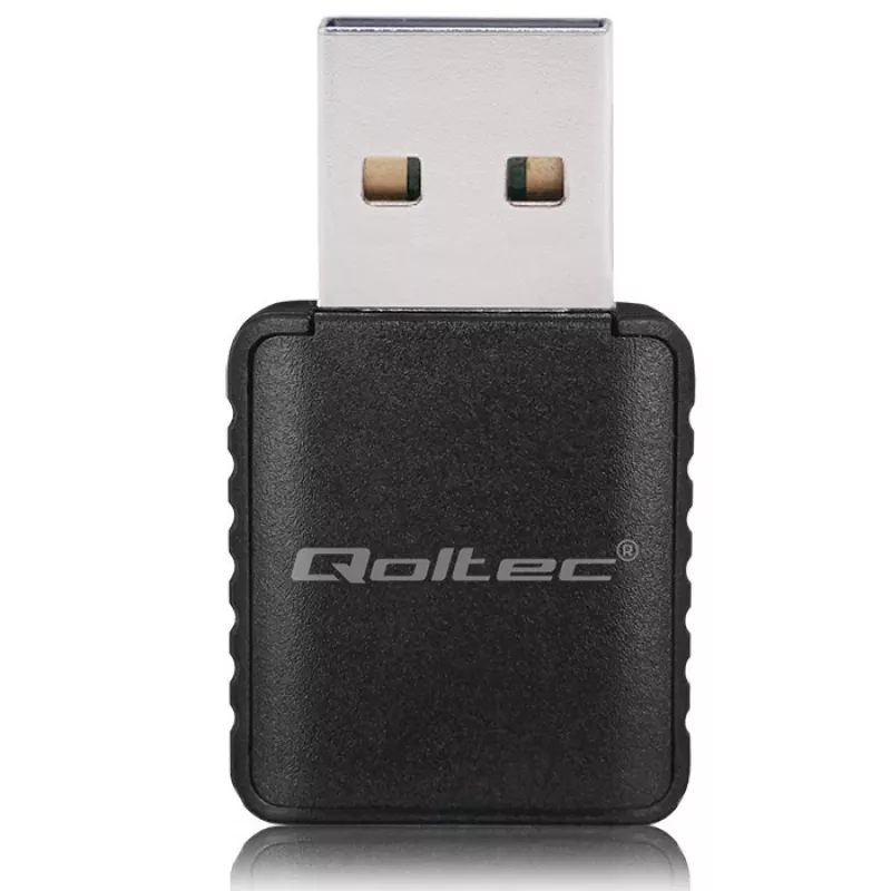 Adaptador USB inalámbrico QOLTEC 56988 Dual Band 1300Mbps USB 3.0