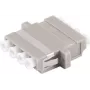 Adaptador de fibra óptica S/CONN 07-60044 LC beige multimodo 1 ud.
