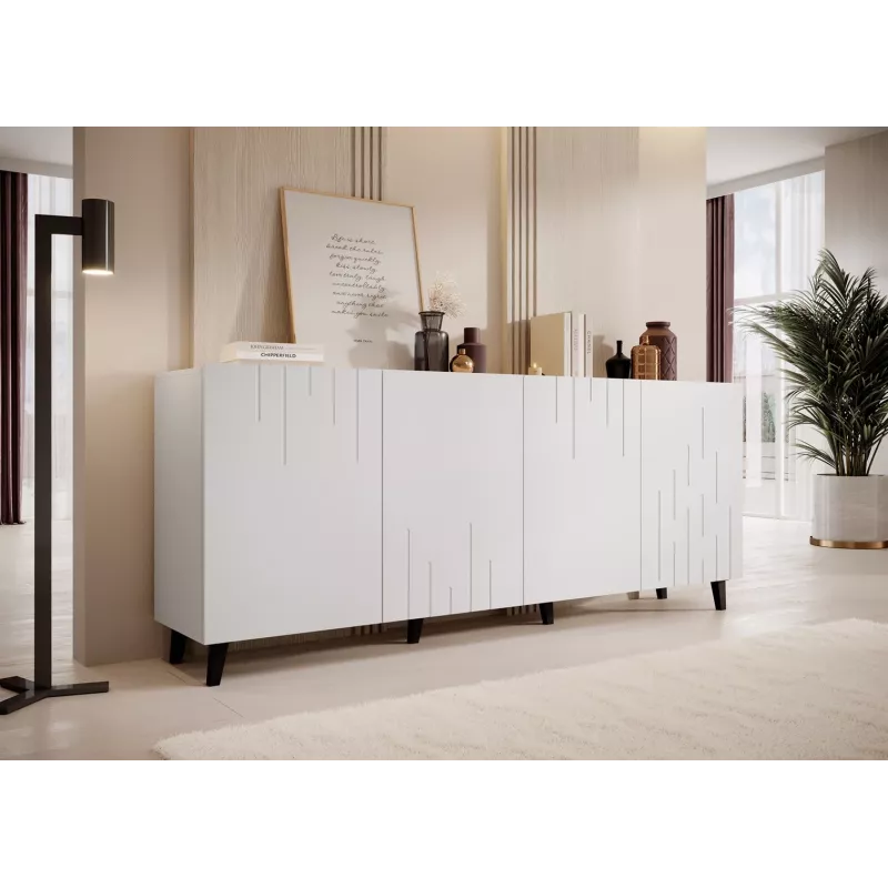 Cómoda BARI 200x42x82 blanco mate