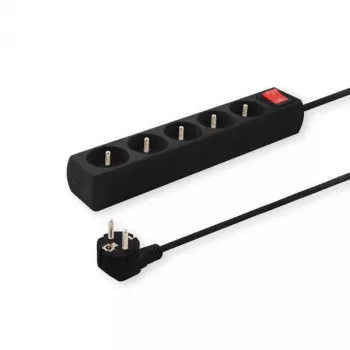 Regleta de enchufes Savio SAVIO LZ-03 negra