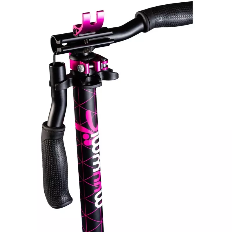 Patinete de aluminio Pro 215 mm (negro/rosa)