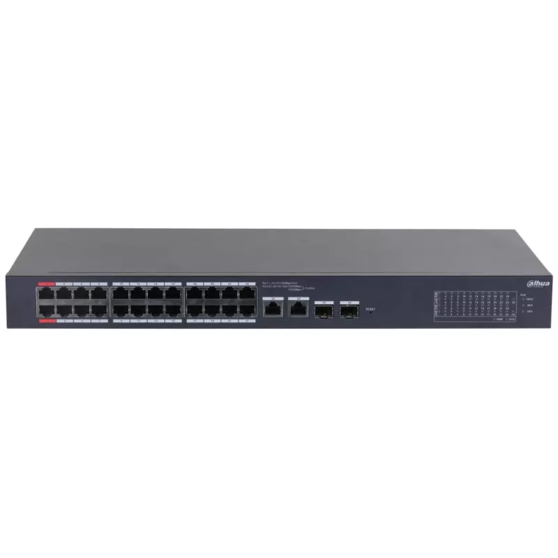 Dahua Technology DH-CS4226-24ET-240 Switch de red Gestionado L2 Gigabit Ethernet (10/100/1000) Power over Ethernet (PoE) Negro
