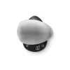 Báscula de cocina Caso FinoCompact 03201 — 0,5 kg de capacidad, división de 1 g, indicador LED, acero inoxidable/negro