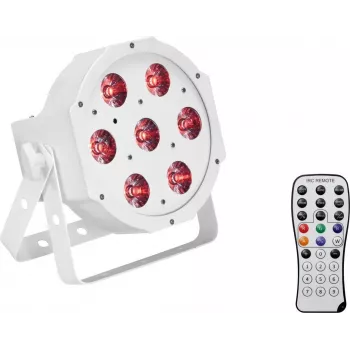 Lámpara de suelo LED EUROLITE SLS-7 HCL blanca – lámpara de suelo LED con función HCL, acabado blanco
