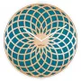 Reloj NeXtime 3149tq Sun Large, Ø50 cm, pared, turquesa