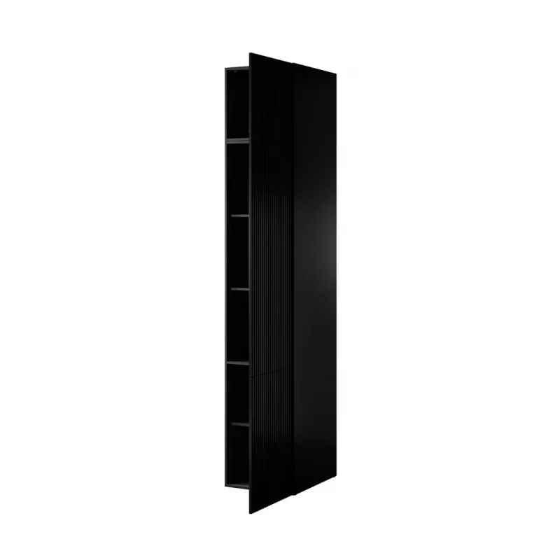 Armario ropero cama meble PAFOS 1D BASE 45×55.5×45 cm negro mate, 1 puerta