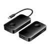 Transmisor/receptor inalámbrico USB-C a HDMI Vention ADOBB — 4K@30Hz, 1×HDMI, cable USB-C 1 m, negro